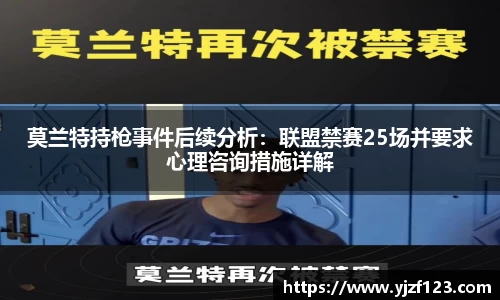 莫兰特持枪事件后续分析：联盟禁赛25场并要求心理咨询措施详解